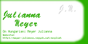 julianna meyer business card